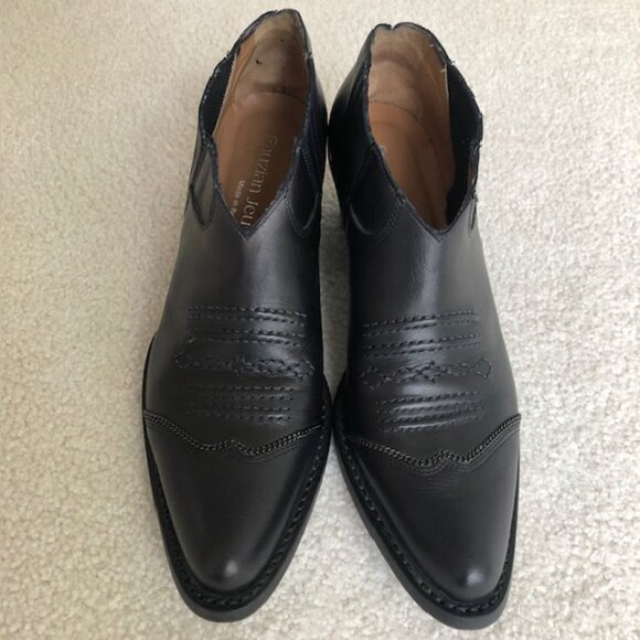 Fauzian Jeunesse Women's Ignis Heeled Low Ankle Boots, Made in Italy, 37 - Picture 12 of 16